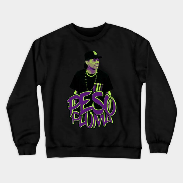 Mexican Rapper Peso Pluma Crewneck Sweatshirt by sahiliart06